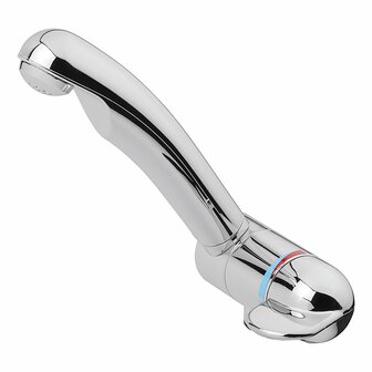 Mischbatterie Style 3000 12V  dia 27 mm gebogener Auslauf