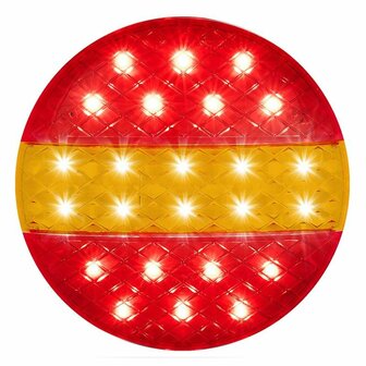 Rucklicht 12 24V 3 Funktionen 140mm STI LED