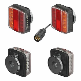 Anhangerbeleuchtungsset LED mit Magneten 7 5+2 5M Kabel