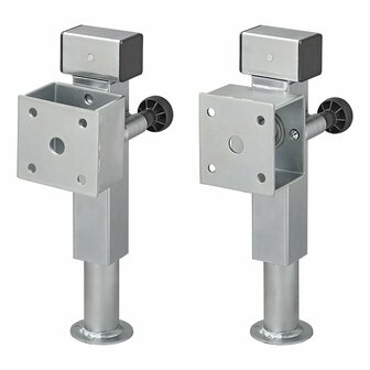 Stutzfu&szlig; 60x60 mm kippbar SF60 D85 SW19 360-595 mm 1350kg