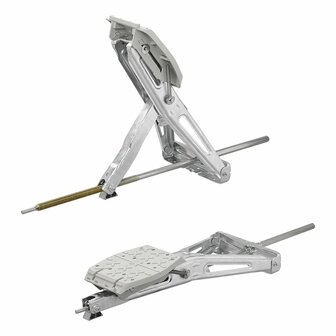 Caravan Eckstutze 1000kg 605x280mm H:470mm inkl. Stabilisierungsfu&szlig; und erweiterter Schwenkmechanismus