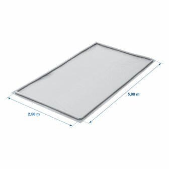 Aufblasbare Bodenplane 2 50 x 5 00 m