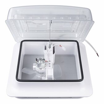 Dachluke 280 x 280 mm ohne Dauerbeluftung transparent mit Lufter