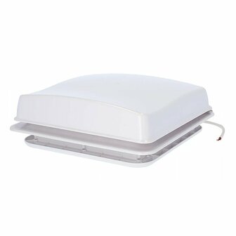 Dachluke 280 x 280 mm ohne Dauerbeluftung wei&szlig; mit Lufter