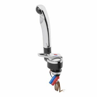 Mischbatterie Keramik Deluxe  dia 27 mm Chrom Schwarz
