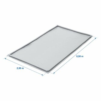 Aufblasbare Bodenplane 2 50 x 5 50 m