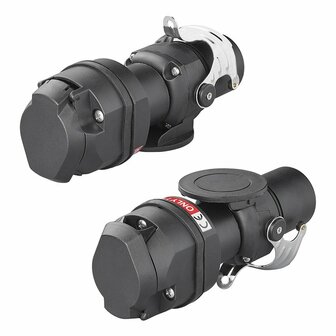 Adapterstecker von 24V 15 auf 12V 13-polig ISO12098 &gt; ISO11446