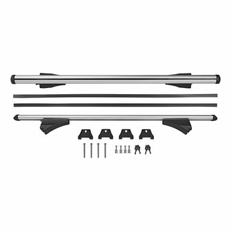 Dachrelingtrager fur geschlossene Dachreling 120cm Aluminium 75kg