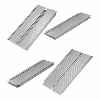 Aluminium-Klapprampe fur Rollstuhl 122x73cm 270kg