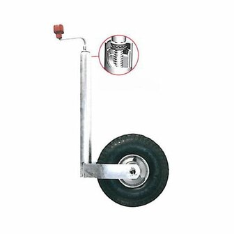 Bugrad Plus  dia 48 mm Luftreifen 260 x 85 mm 250 kg