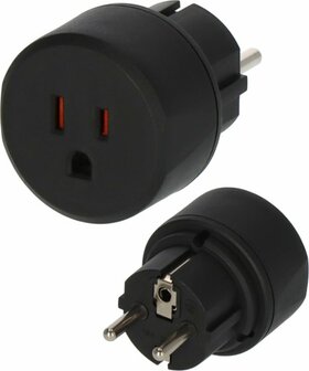 Reisestecker USA, Japan Schutzkontakt