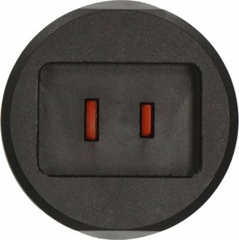 Reisestecker USA Euro mit 2,5A Sicherung