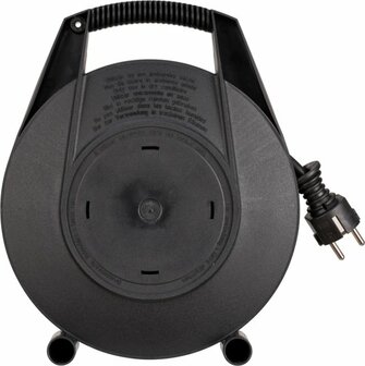 Kabelbox 4-fach schwarz lichtgrau 5m H05VV-F 3G1,5