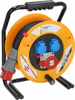Professional Brobusta CEE 1 IP44 Kabeltrommel 40m H07RN-F 5G1,5