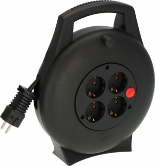 Kabelbox VL2-X 4-fach schwarz 10m H05VV-F3G1.5