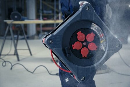 Professional Baustellen-Kabeltrommel KA 5110 5 IP44, 50m H07BQ-F 3G1,5