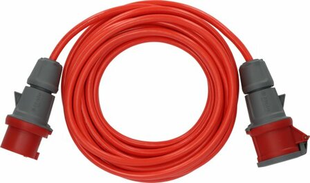 Verlangerungskabel IP44 10m signalrot AT-N07V3V3-F 5G1,5 400V 16A