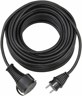 Verlangerungskabel IP44 25m schwarz AT-N05V3V3-F 3G1,5