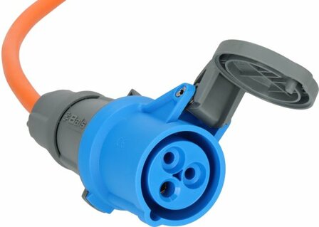 Camping- Maritim CEE Verlangerungskabel IP44 25m H07RN-F 3G2,5 orange CEE 230V 16A Stecker und Kupplung