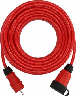 Verlangerungskabel VQ 2200 IP44, 25m rot H07BQ-F 3G2,5