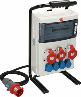 Tragbarer Stromverteiler BSV 4 IP44 2m H07RN-F5G4,0&nbsp;2x32A + 1x16A