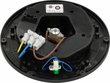 Professional Steckdoseneinsatz-Montageplatte 5-fach, IP44, Thermostat mit Bereitschaftsanzeige