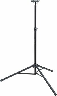 Bau Teleskop Stativ ST 200 schwarz mit Quertrager