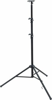 Bau Teleskop Stativ ST 302 schwarz mit Quertrager