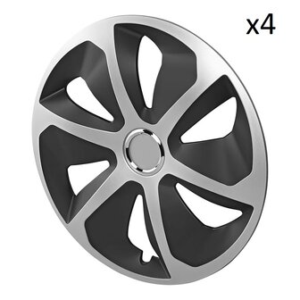 Radkappe Roco silber schwarz 13 Zoll&nbsp;x4 Stuck