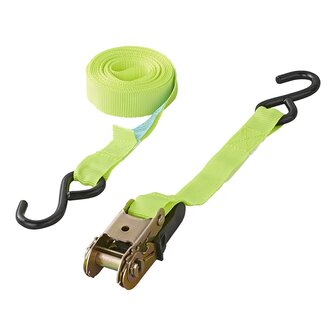 Spanngurt mit Ratsche + 2 Haken 5 Meter - Set von 4 Stuck