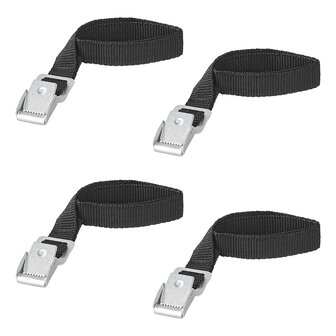 Bindebander mit Metallschnalle  18 mm  40 cm  4er-Set