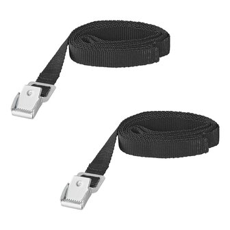 Metallschnallen-Bindegurte 1 8-150 cm - 2er-Set
