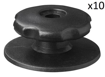 Kordelhalter L rund Kunststoff&nbsp;x10 Stuks