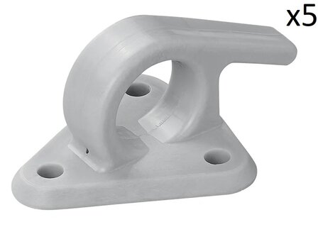Kunststoffseilhaken mit ose 48x45mm&nbsp;x5 stuks