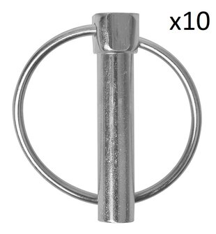 Splintstift 10mm mit Ring&nbsp;x10 Stuck