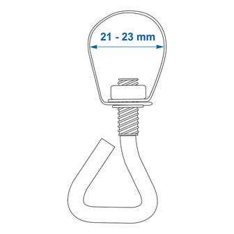 Stellring 21-23mm&nbsp;x10 stuks
