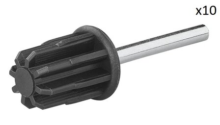 Obere Kappe 25mm mit Stift x10 stuks