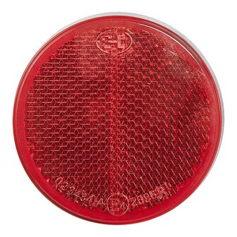 Reflektor rot 60mm selbstklebend x5 stuck