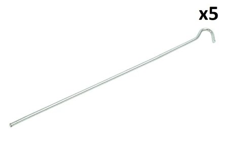 Zelthering 30cm Metall mit offener ose x5 stuck