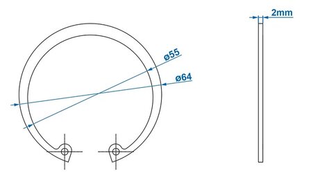 Sicherungsring Durchmesser 60mm