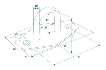 Segelauge rund 24mm x10 stuck
