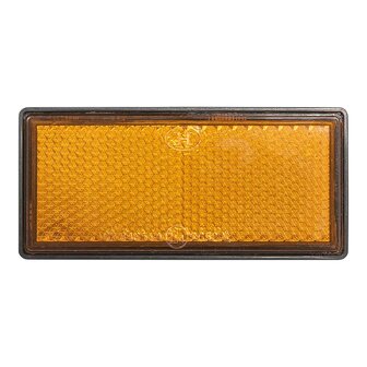 Reflektor orange 85x39mm selbstklebend mit Grundplatte x10 stuck