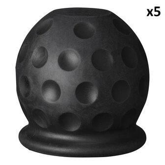 Anhangerkupplungskappe Golfball schwarz x5 stuck