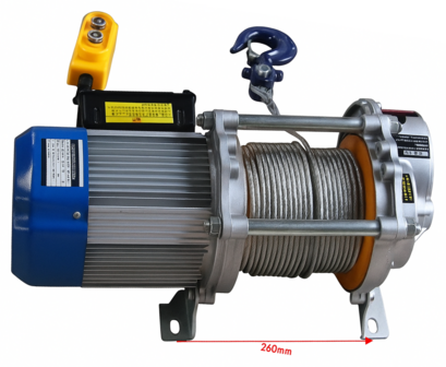 Baukran 500kg 25m elektrisch 230V 360&deg; Drehung