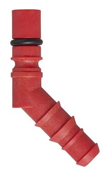 Schlauchtulle mit O-Ring fur 10/12 mm Schlauche rot x5 Stuck