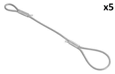Abrei&szlig;seil 40 cm mit Schlaufen x5 Stuck