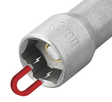 Adapter 13 mm mit Magnet fur Akkubohrmaschine x5 Stuck