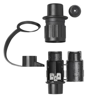 3-poliger Stecker aus PVC