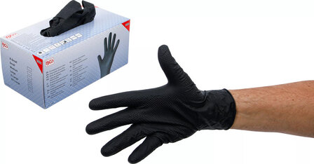 Einweghandschuh-Box Nitril mit extra Griffigkeit Gr. L 100 St