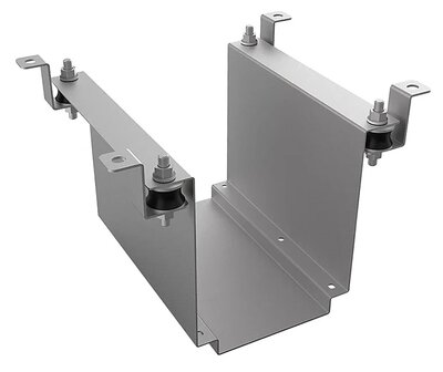 Whale U-Montagebugel Universell Vertikal fur Gas-/Elektro-Hei&szlig;luftheizung